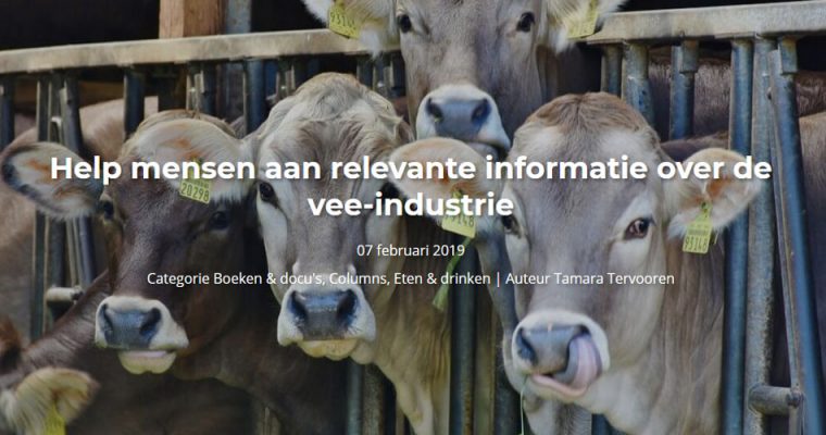 Help mensen aan relevante informatie over de vee-industrie