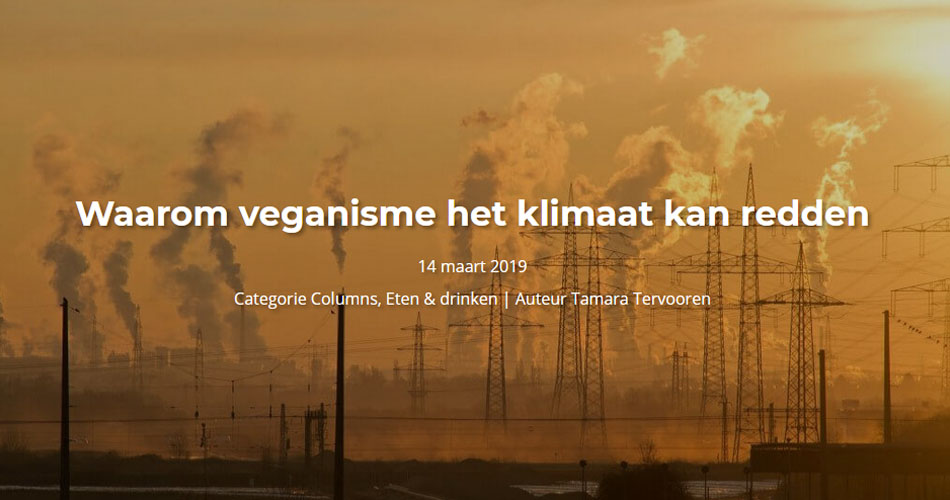 Waarom veganisme het klimaat kan redden